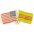 USA & South Vietnam Flag Pin